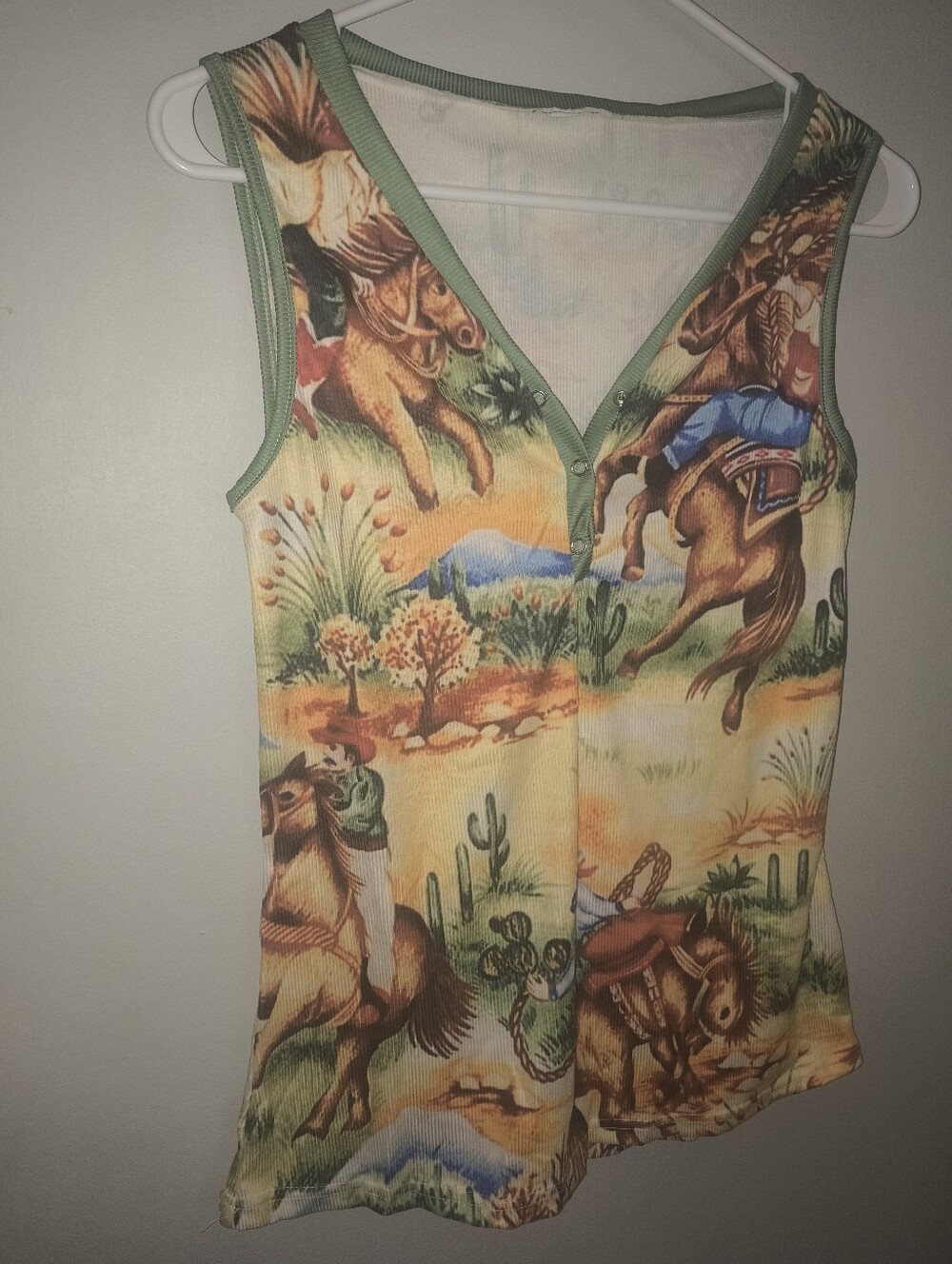 Western Booho Tank Top L,